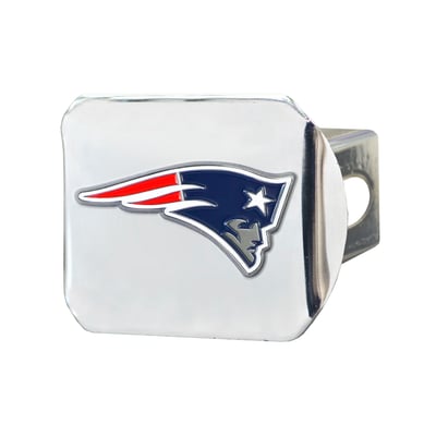 New England Patriots Logo Brands Chrome Hitch Cover