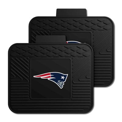 New England Patriots Logo Brands Two-Piece Utility Car Mat Set