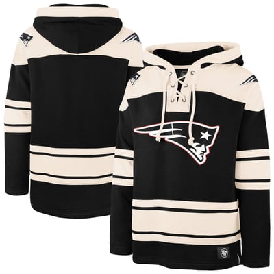 New England Patriots '47 Superior Lacer Hoodie - Black