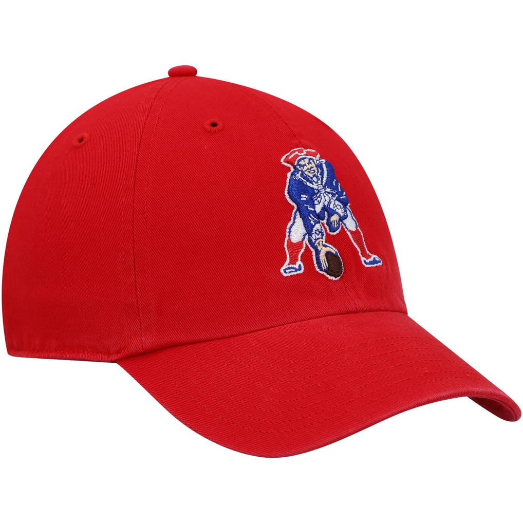 Men's New England Patriots '47 Red Clean Up Adjustable Hat