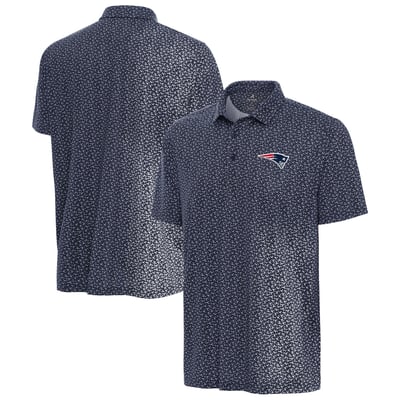 New England Patriots Antigua Vigorous Polo - Navy