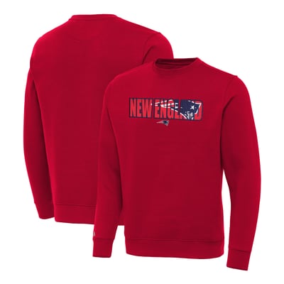 New England Patriots Antigua Impact Victory Sweatshirt - Red