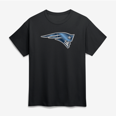 New England Patriots Big & Tall Forged Mascot T-Shirt - Black