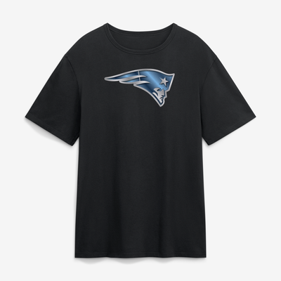 New England Patriots  Forged Mascot T-Shirt - Black