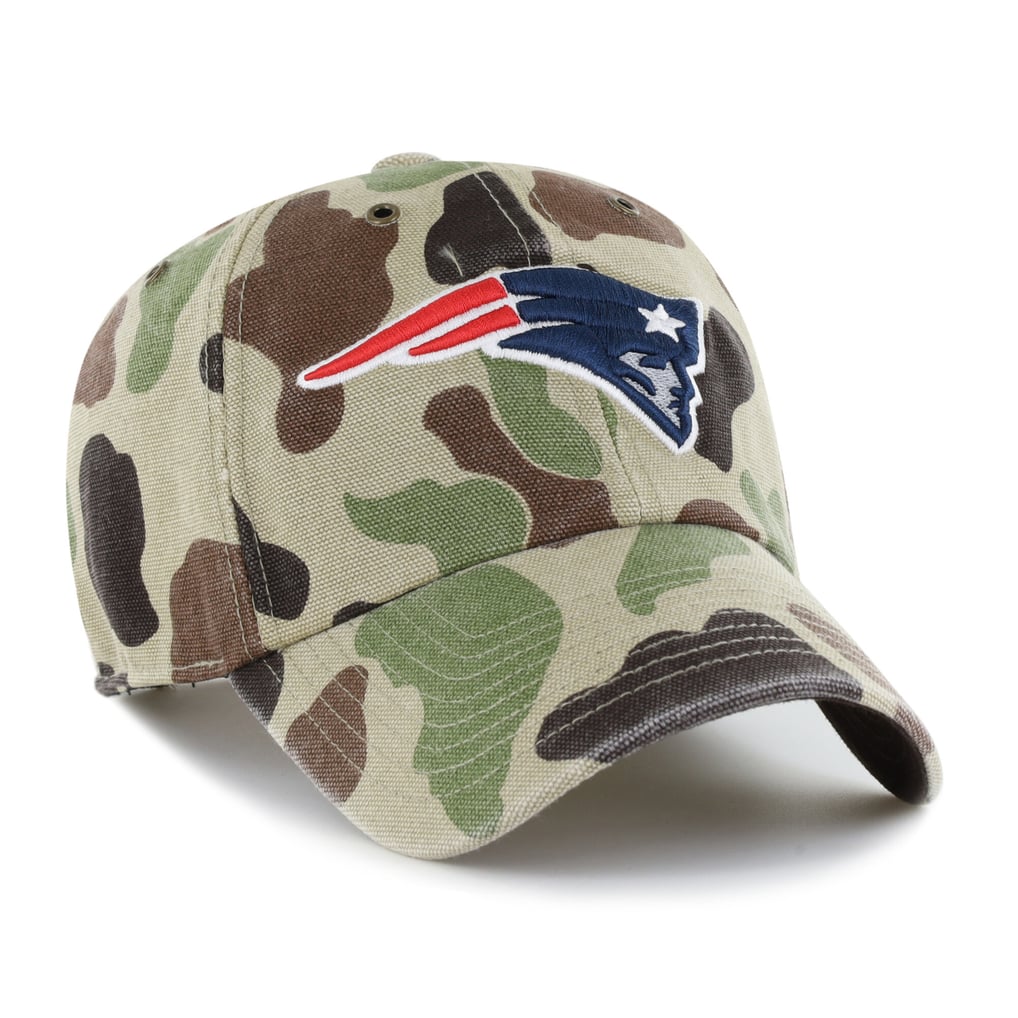Men's Carhartt x '47 Duck Camo New England Patriots Clean Up Adjustable Hat