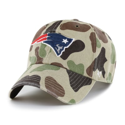 New England Patriots Carhartt x '47 Clean Up Adjustable Hat - Duck Camo