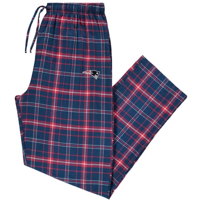 New England Patriots Concepts Sport Big & Tall Ultimate Sleep Pant - Navy/Red
