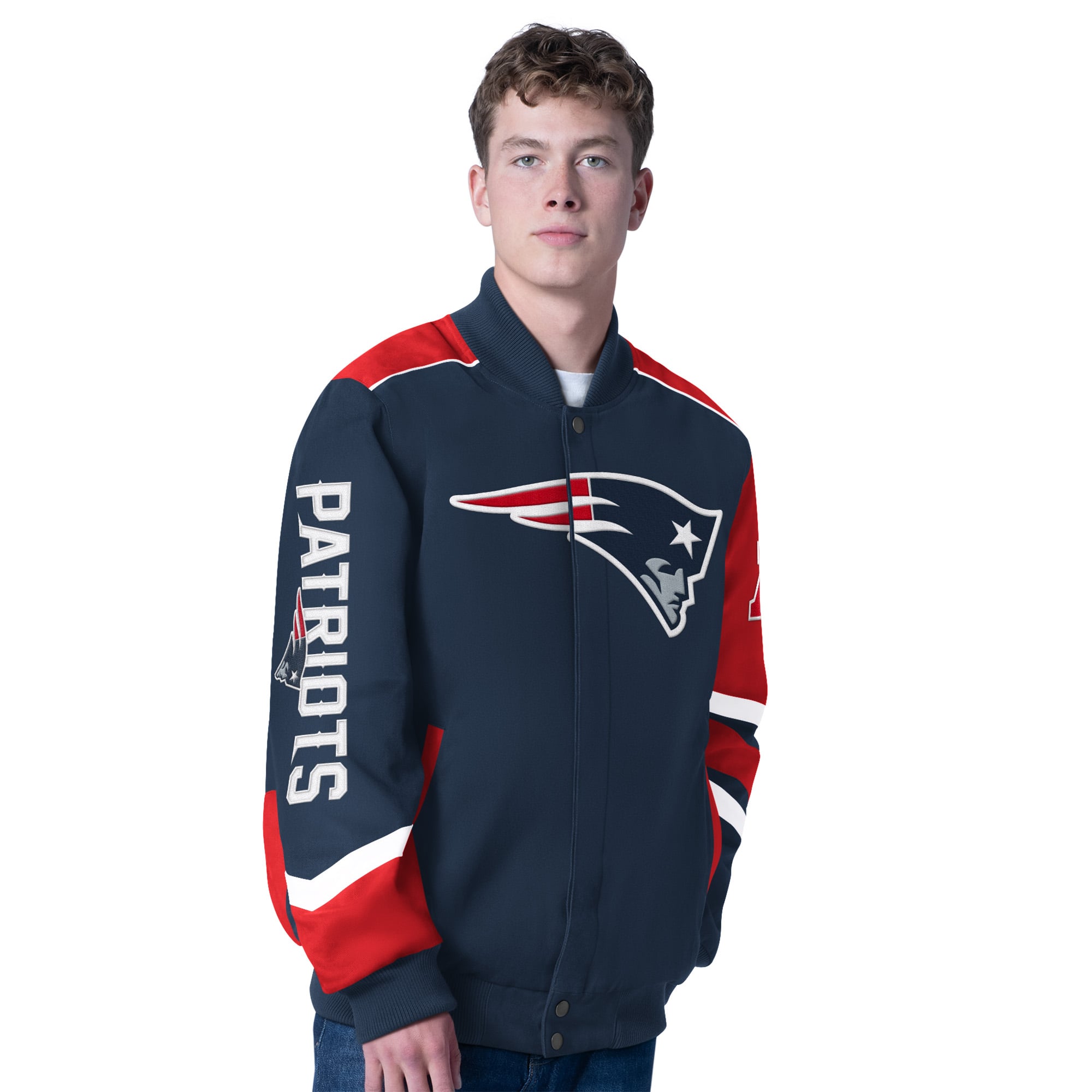 Men's G-III Sports by Carl Banks Navy New England Patriots Prime Time ...
