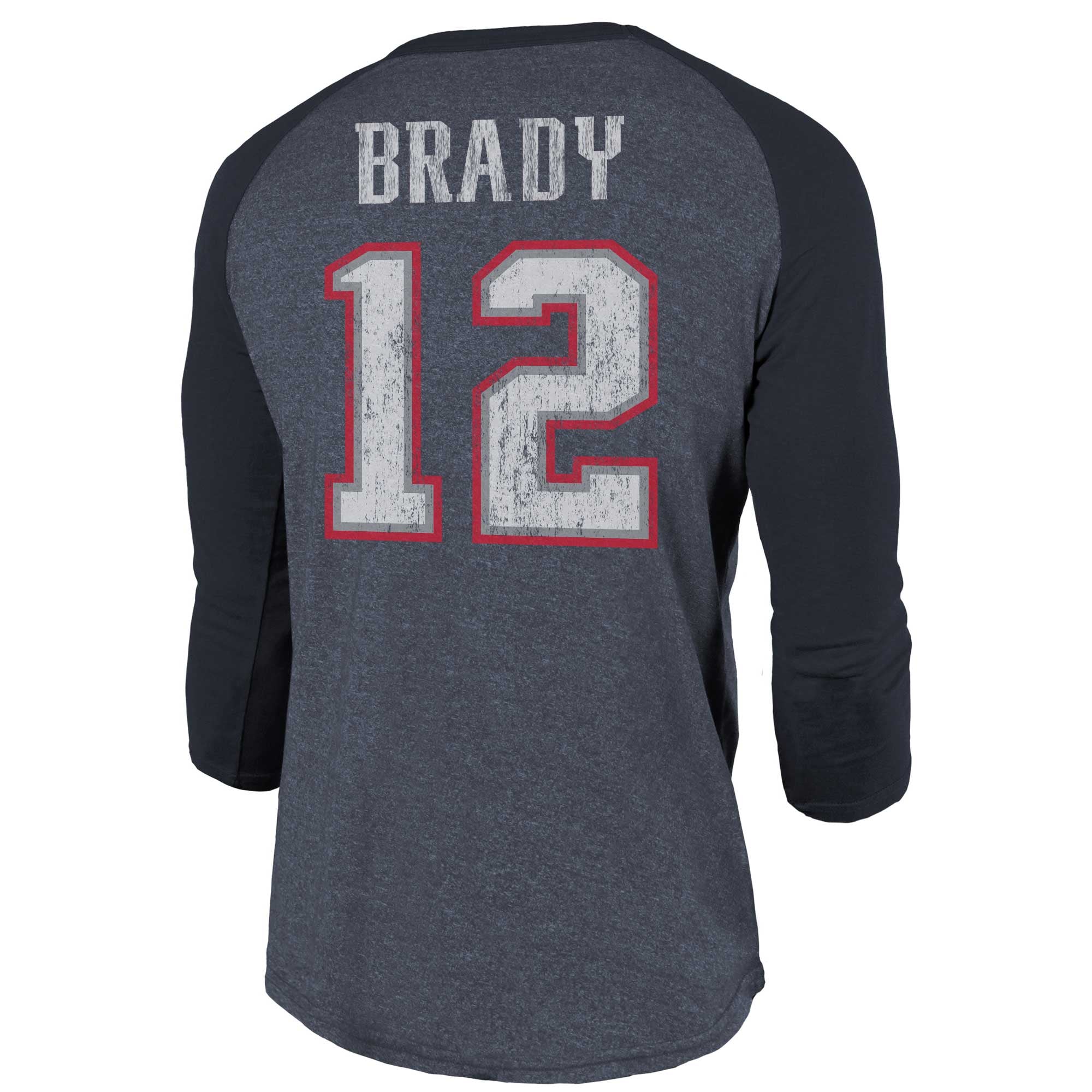 Men's Majestic Threads Tom Brady Navy New England Patriots Player