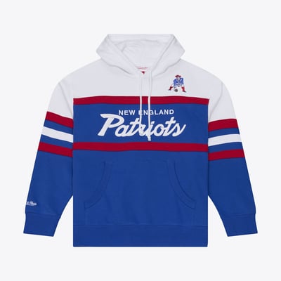  New England Patriots Mitchell & Ness Head Coach Hoodie - Royal