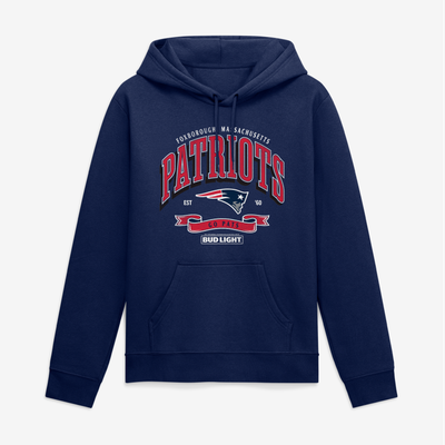 New England Patriots Bud Light Hoodie - Navy