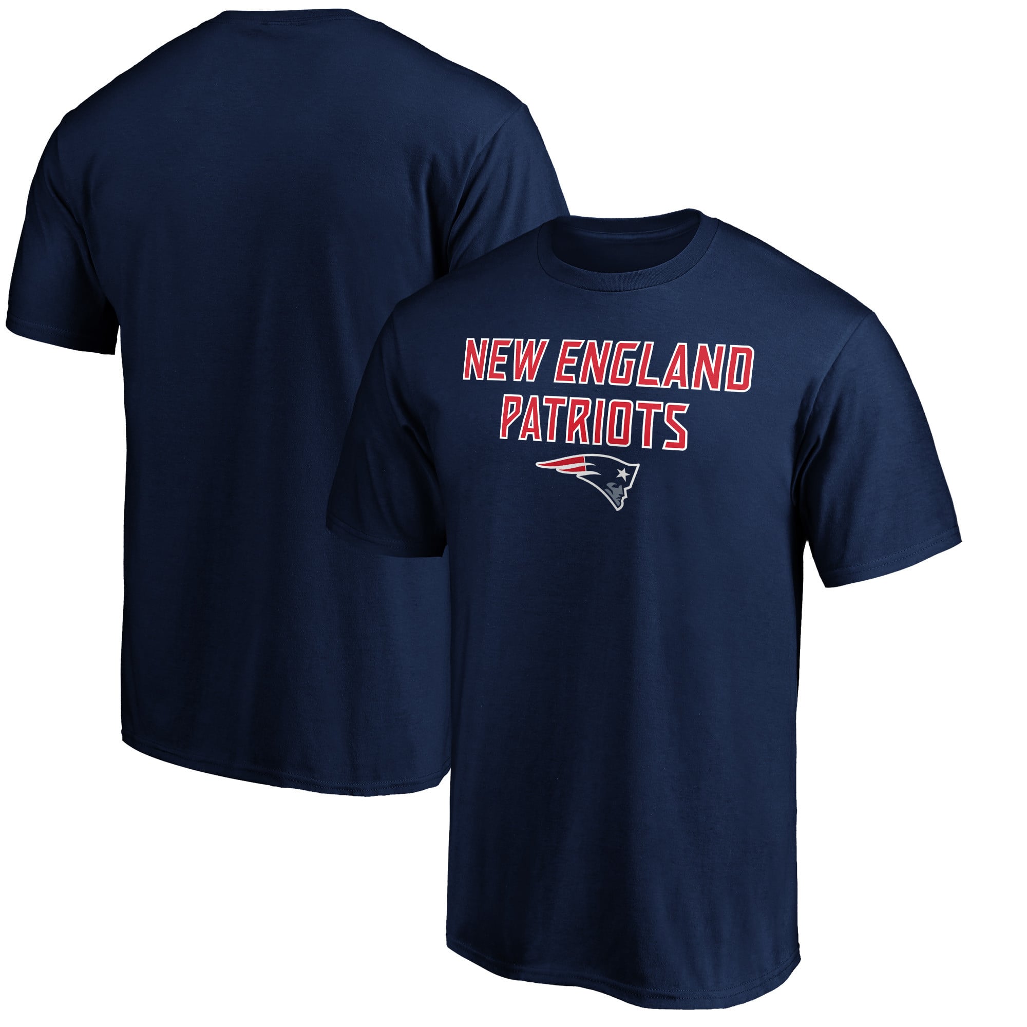 New England Patriots Game Day Stack T-Shirt - Navy