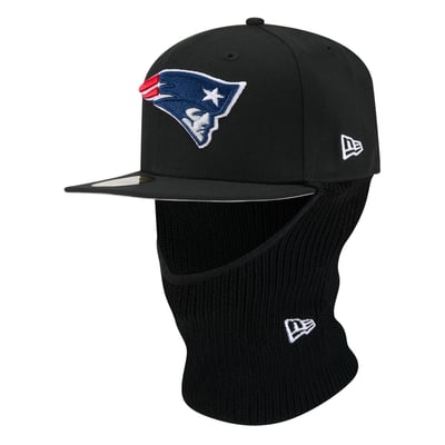  New England Patriots New Era 59FIFTY Balaclava Fitted Hat - Black