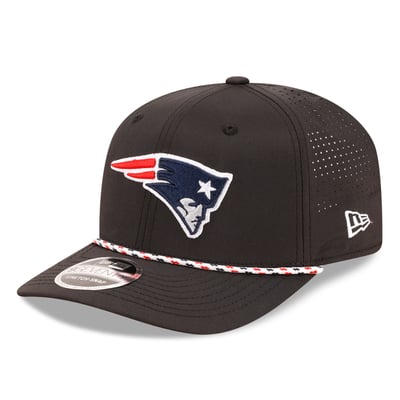 New England Patriots New Era 9SEVENTY Adjustable Hat - Black