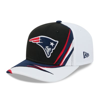 New England Patriots New Era Fan 9SEVENTY Adjustable Hat - Black/White