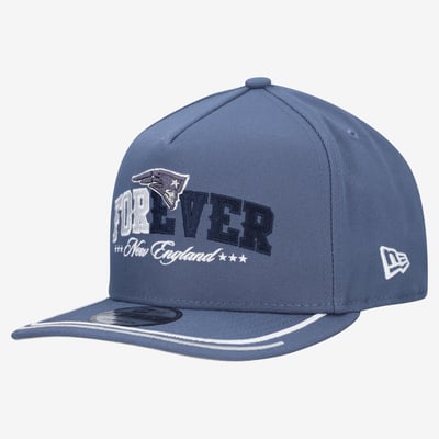 New England Patriots New Era Rivalries Collection Fan Pack 9FIFTY A-Frame Snapback Hat - Blue