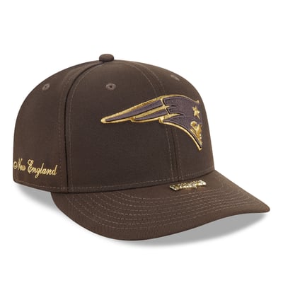 New England Patriots New Era Visor Pin A-Frame 59FIFTY Fitted Hat - Brown