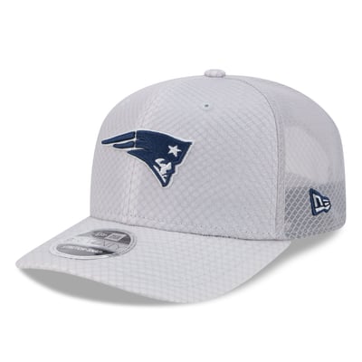 New England Patriots New Era Jock 9SEVENTY Adjustable Hat - Gray