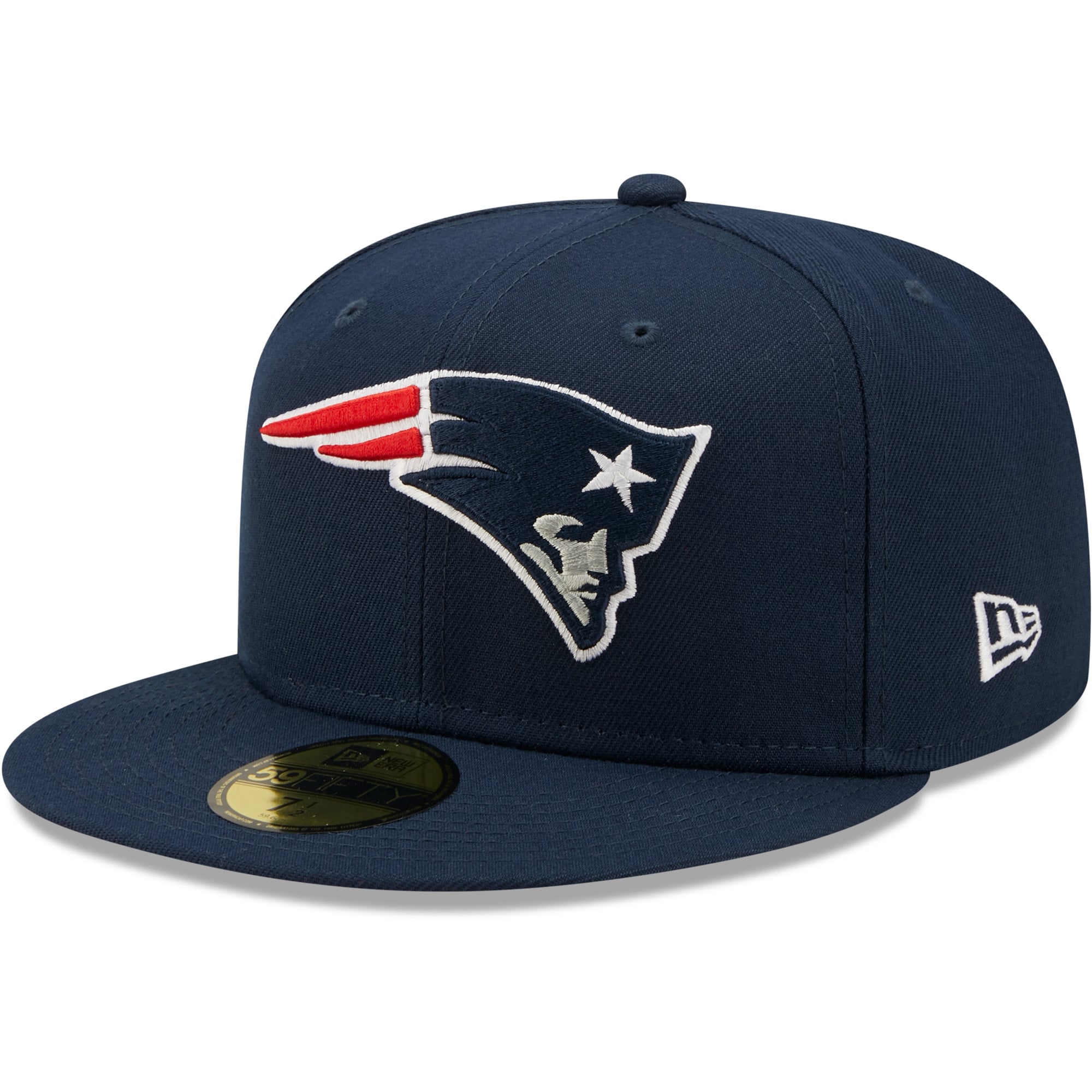 Men's New Era Navy New England Patriots 2004 Pro Bowl Patch Red