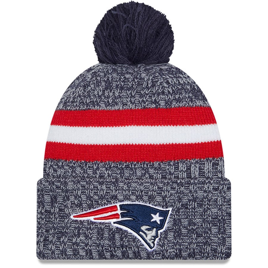 Ice Hockey Beanie Embroidery Skiing Knitted Hats Women Men Winter Cap Warm Baggy