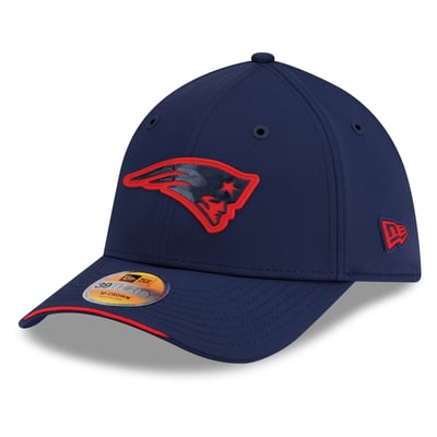 New England Patriots New Era 2026 Sideline 39THIRTY M-Crown Flex Hat - Navy