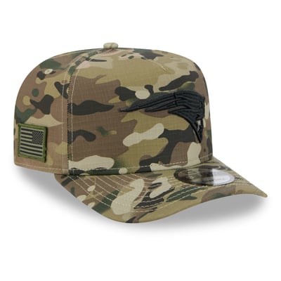 New England Patriots New Era x BJ Betts 2026 Salute To Service 9FIFTY A-Frame Snapback Hat - Camo