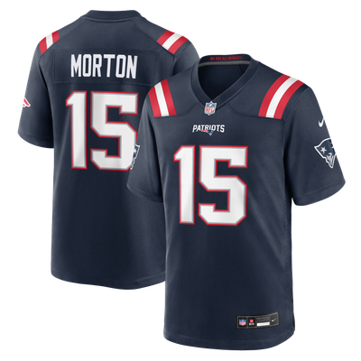 Behren Morton New England Patriots Nike Team Game Jersey - Navy