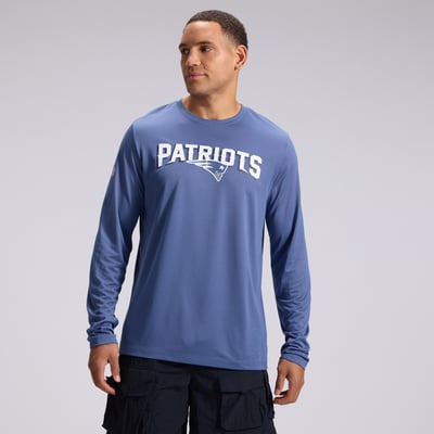  New England Patriots Nike Rivalries Collection Sideline Legend Long Sleeve T-Shirt - Blue