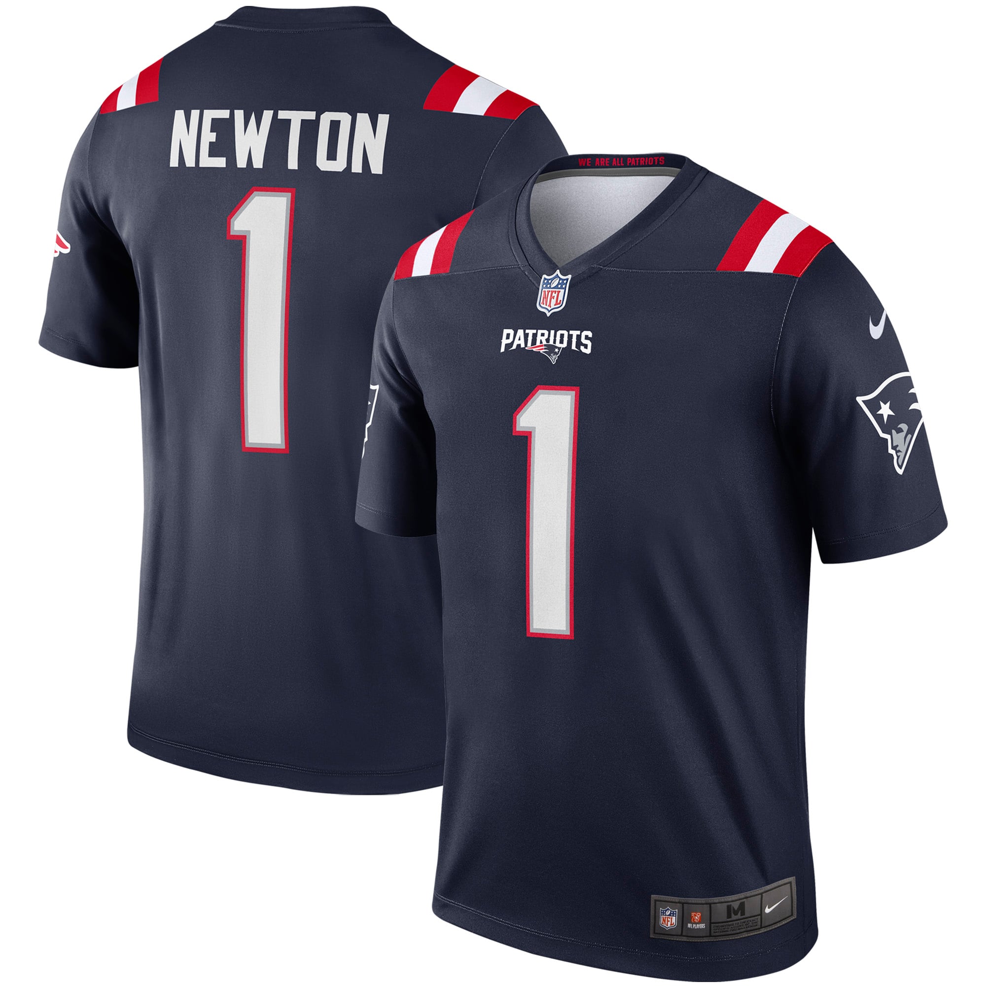 Men's Nike Cam Newton Navy New England Patriots Team Legend Player