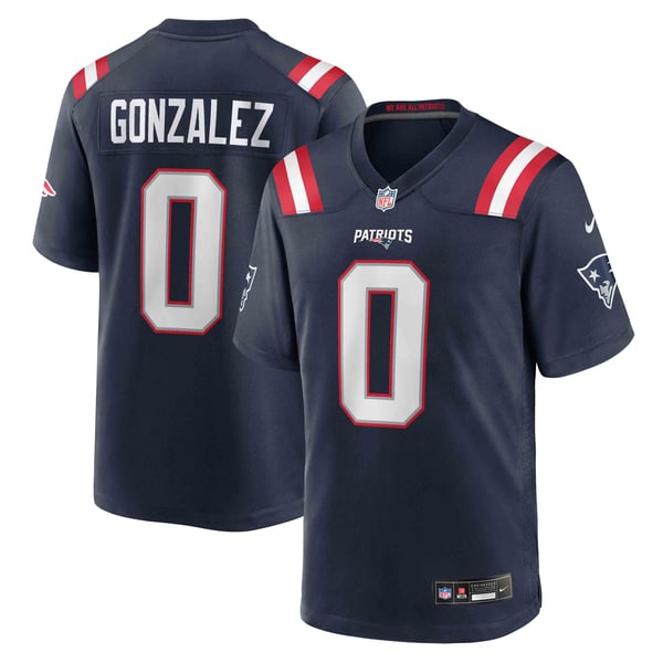 Jersey Christian Gonzalez #0 New England Patriots Jersey Christian Gonzalez #0 New England Patriots
