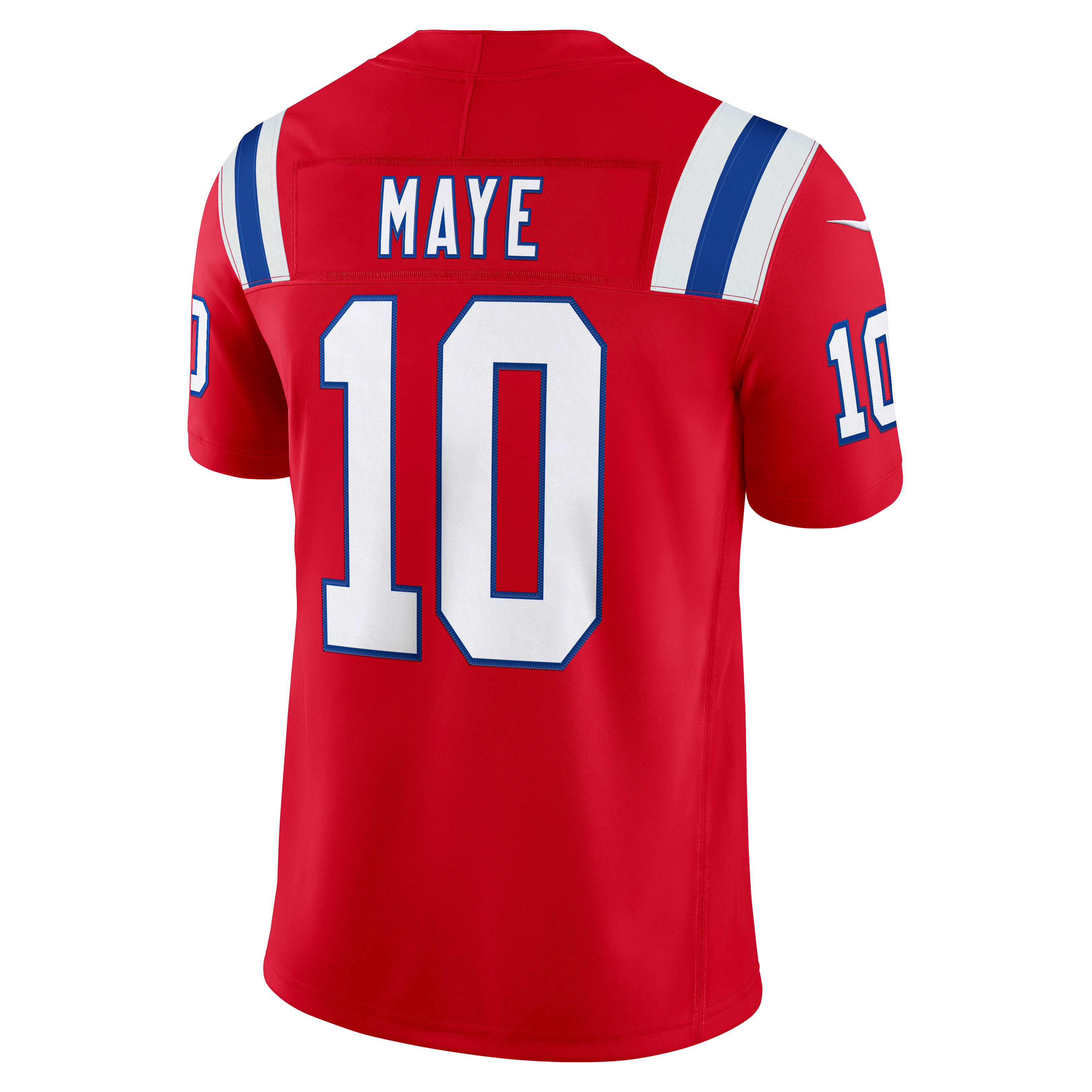 Drake Maye New England Patriots Alternate Vapor F.U.S.E. Stitched Limited Jersey Red