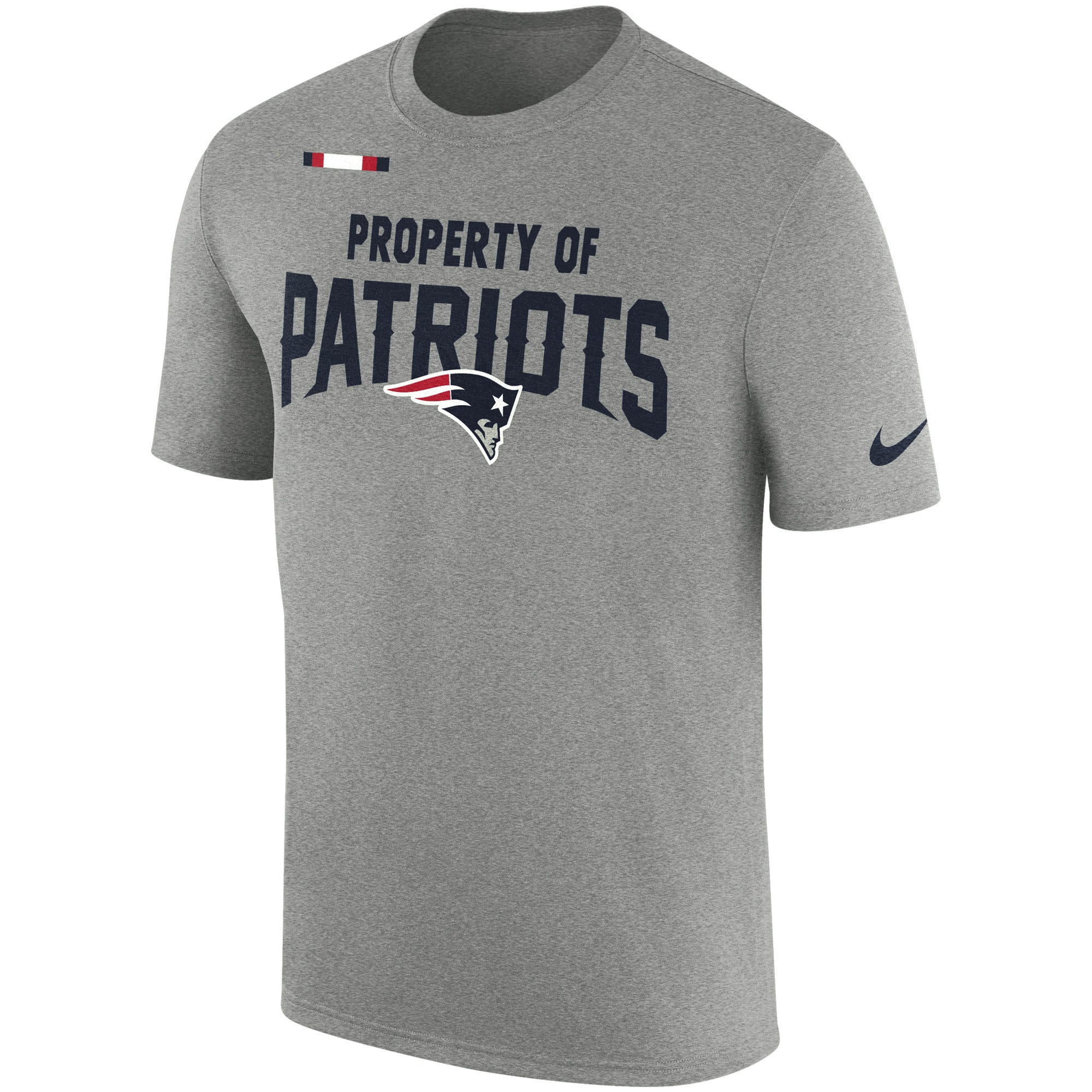 Men's Nike Heather Gray New England Patriots Sideline Property Of