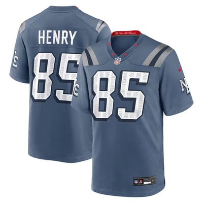 Hunter Henry New England Patriots Nike Rivalries Collection Game Jersey - Blue