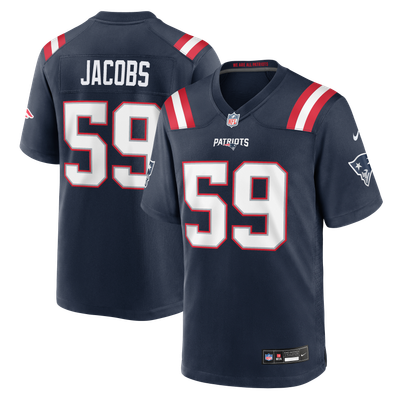 Khalil Jacobs New England Patriots Nike Team Game Jersey - Navy