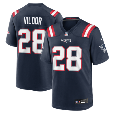 Kindle Vildor New England Patriots Nike Team Game Jersey - Navy