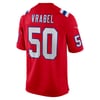 Maglia Uomo #50 Mike Vrabel Rossa &ndash; Giocatore Ritirato &ndash; Game Alternate