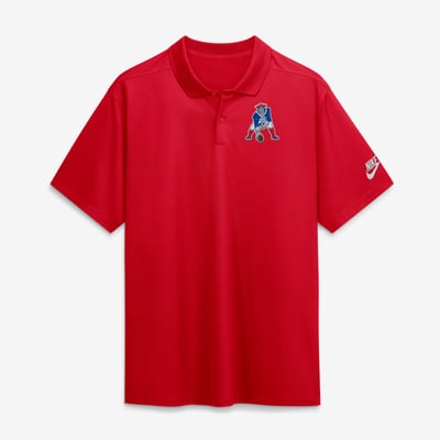  New England Patriots Nike Heritage Roots Victory Dri-FIT Polo - Red