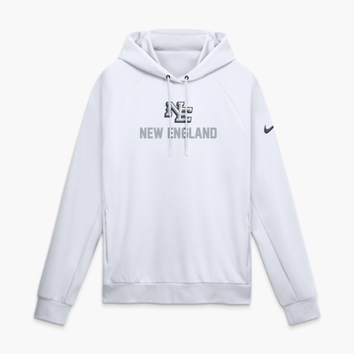  New England Patriots Nike Rivalries Collection Dri-FIT Pullover Hoodie - White