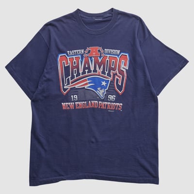 New England Patriots 1996 T-shirt - Navy - 2XL by Fanatics Real Vintage