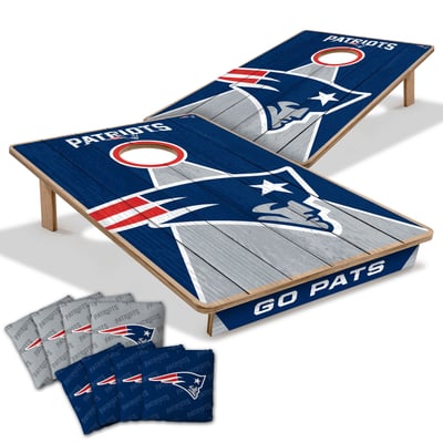 New England Patriots 2' x 3' Cornhole Game with Bags