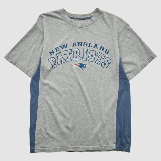 New England Patriots 2000s T-shirt - Heather Gray - M by Fanatics Real Vintage