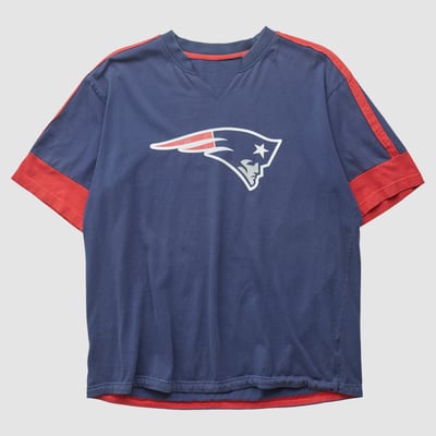 New England Patriots 2000s T-shirt - Navy - XL by Fanatics Real Vintage