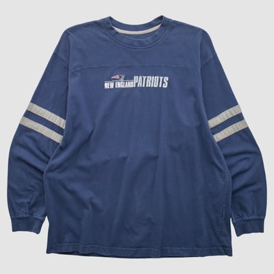 New England Patriots 2010s Long Sleeve T-shirt - Navy - 2XL by Fanatics Real Vintage