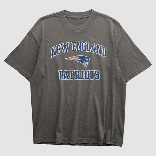 New England Patriots 2010s T-shirt - Dark Heather Gray - XL by Fanatics Real Vintage