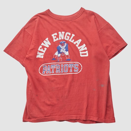 New England Patriots Champion 80s T-shirt - Red - XS by Fanatics Real Vintage
