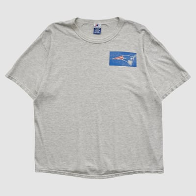 New England Patriots Champion 90s T-shirt - Heather Gray - XL by Fanatics Real Vintage