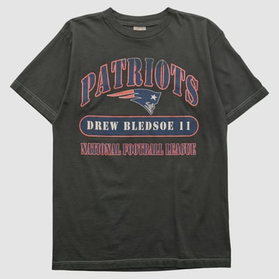 New England Patriots Cotton Park 90s T-shirt - Black - S by Fanatics Real Vintage