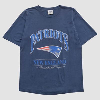 New England Patriots Lee Apparel 90s T-shirt - Navy - 2XL by Fanatics Real Vintage
