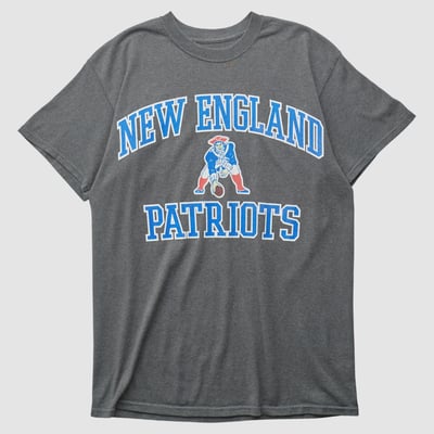 New England Patriots Majestic 2010s T-shirt - Gray - M by Fanatics Real Vintage