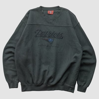 New England Patriots NFL 2000s Pullover Sweatshirt - Black - M by Fanatics Real Vintage
